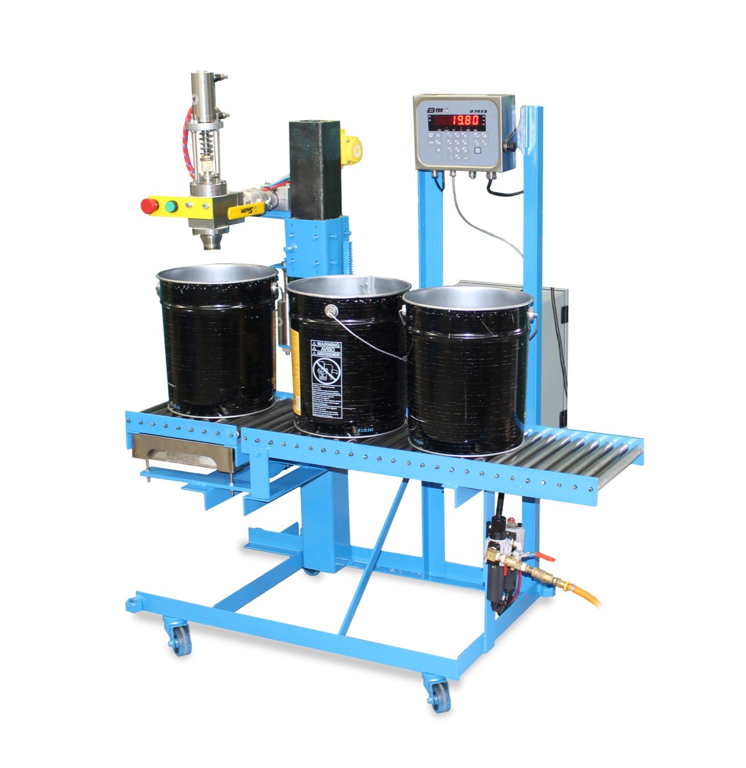 pail filler & pail filling machines by Crandall